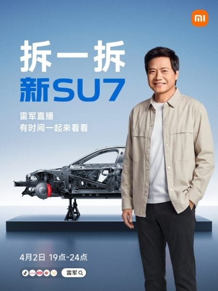 CEO Xiaomi lên sóng tháo rã từng bộ phận SU7 suốt 5 tiếng đồng hồ - và không có gì được che giấu - Ảnh 1.