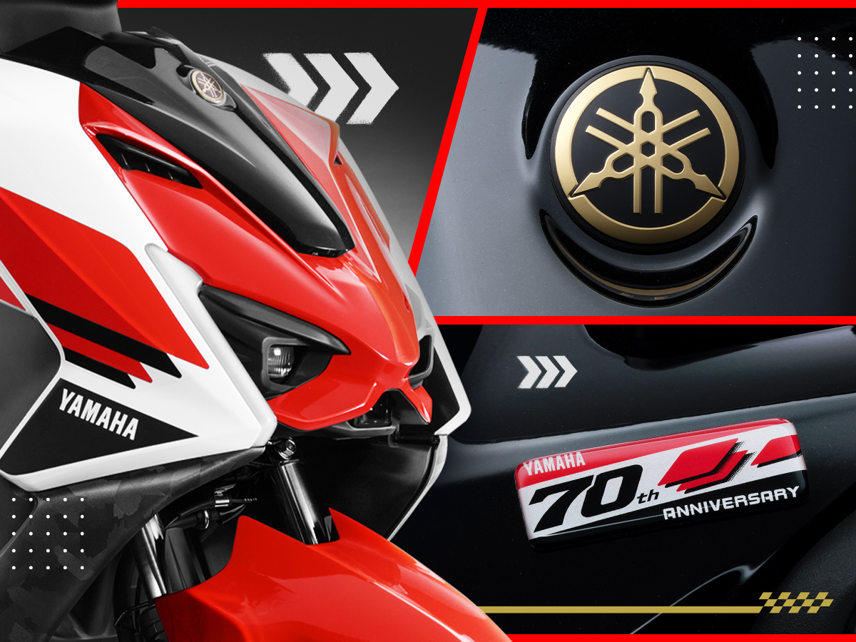 70th-17749328034271550433950 Yamaha CYGNUS XR bản kỷ niệm 70 năm ra mắt với thiết kế huyền thoại, số lượng giới hạn gây sốt giới chơi xe - Ảnh 3.
