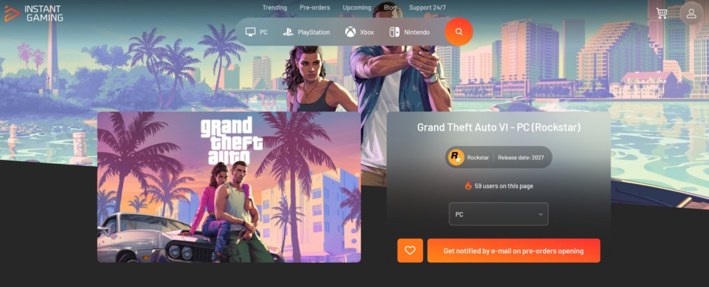 GTA 6 sắp cho đặt trước, giá dự kiến 2,5 triệu đồng- Ảnh 1. GTA 6 sắp cho đặt trước, giá dự kiến 2,5 triệu đồng- Ảnh 1.