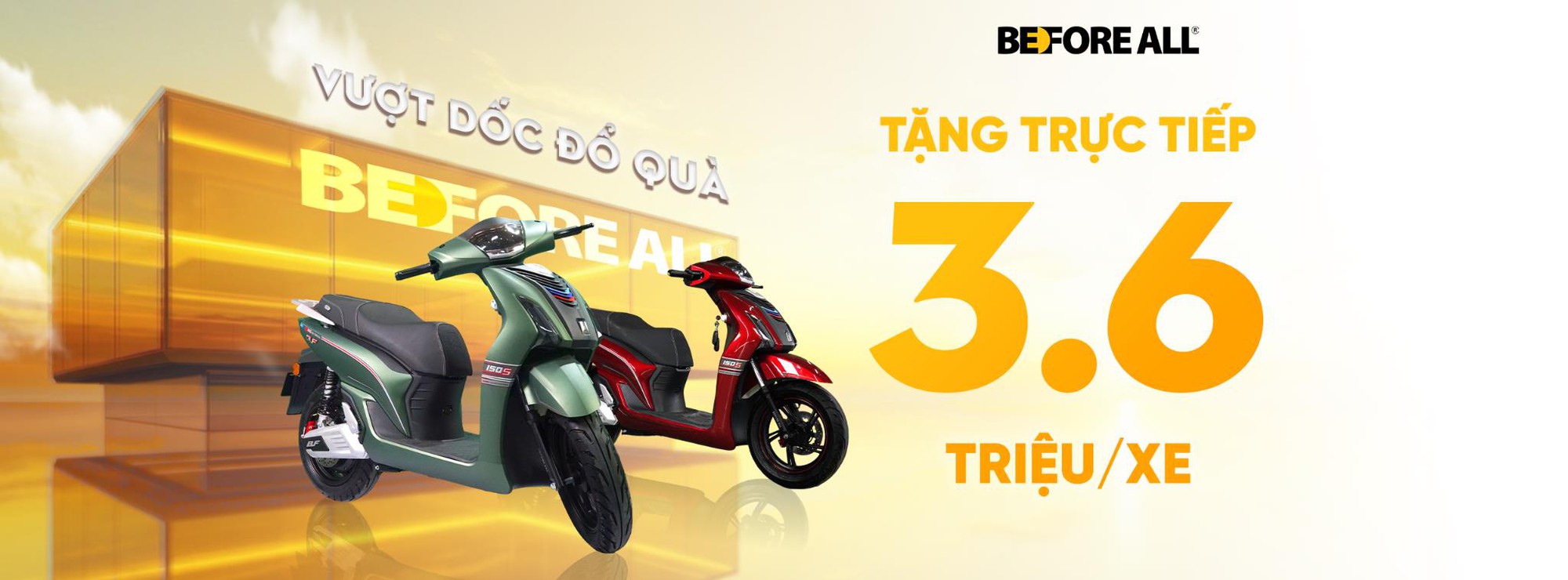 Đặc quyền nhận ngay 3.600.000 VND cho bộ đôi BF150S và BF150i cùng BEFORE ALL - Ảnh 1. Đặc quyền nhận ngay 3.600.000 VND cho bộ đôi BF150S và BF150i cùng BEFORE ALL - Ảnh 1.