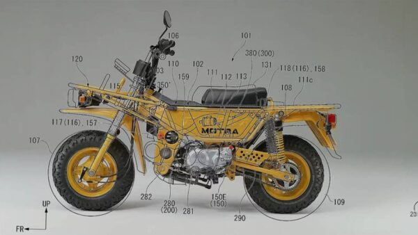 Rò rỉ bằng sáng chế Honda Motra: Huyền thoại xe hai bánh tái xuất với bản xăng và điện